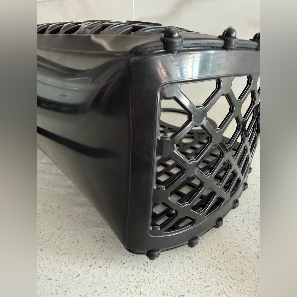 Chloe Cage Black Jelly Tote - Picture 12 of 12